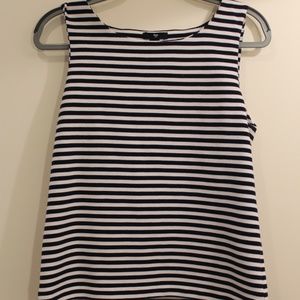 Blue & White Striped GapTank